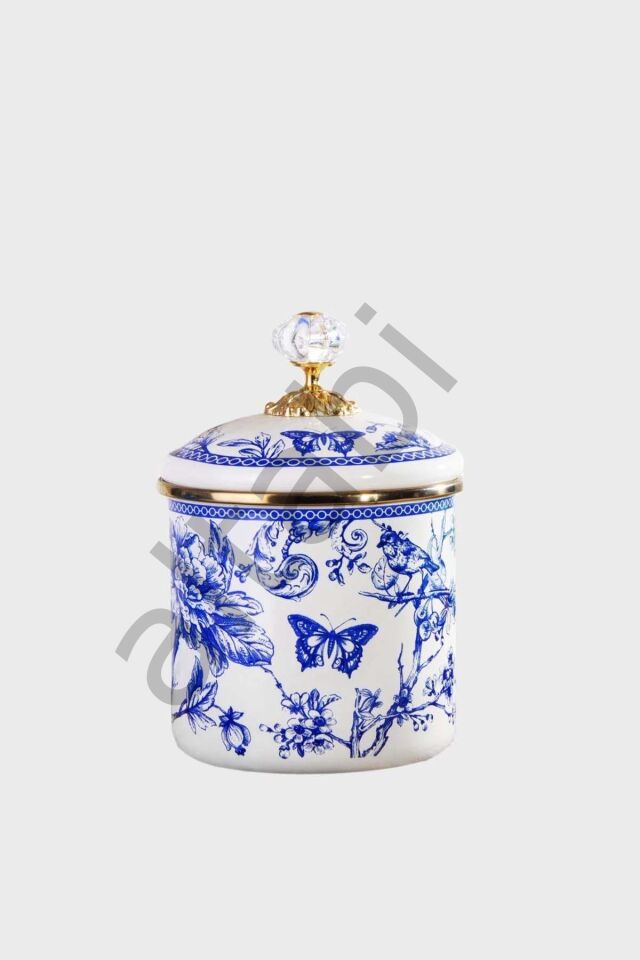 Blue Life Serisi Emaye Baharat Kavanozu 12 CM