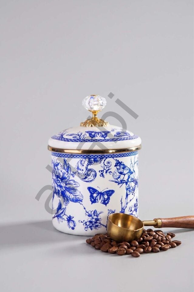Blue Life Serisi Emaye Baharat Kavanozu 12 CM