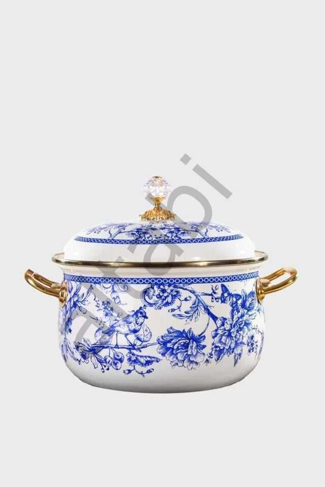 Blue Life Emaye Tencere - 20 cm