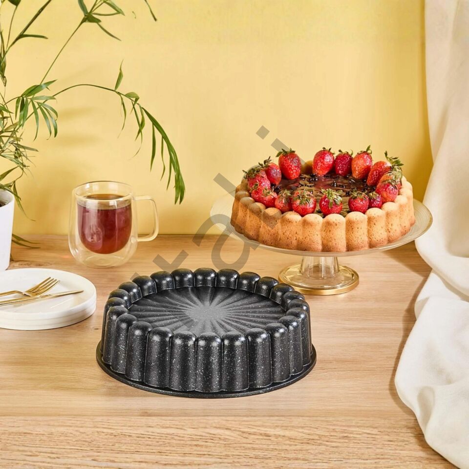 Granit Döküm Tart / Turta Kalıbı Kek Kalıbı 26 CM