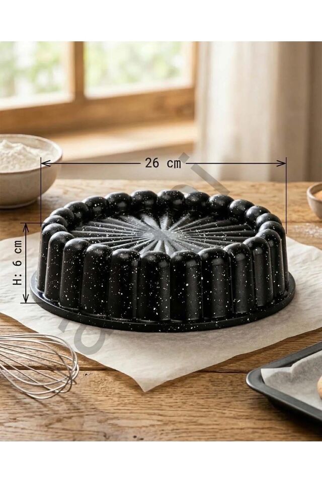 Granit Döküm Tart / Turta Kalıbı Kek Kalıbı 26 CM