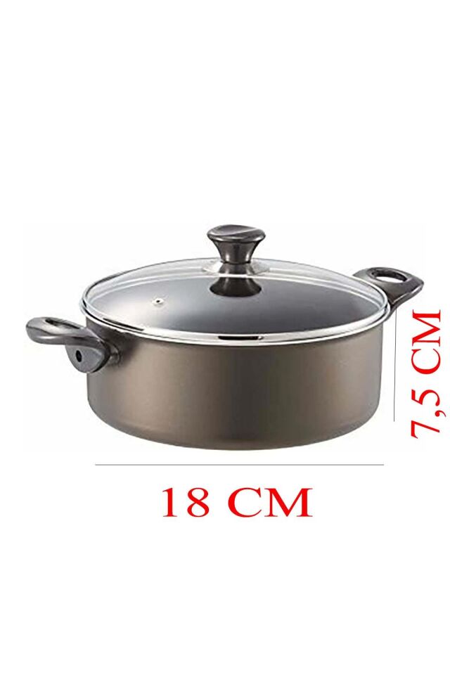 Mehtap Onyx Teflon Tencere 18 CM