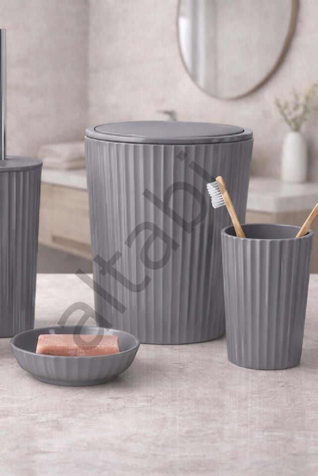 Ridge 5li Banyo Seti Gri Renk