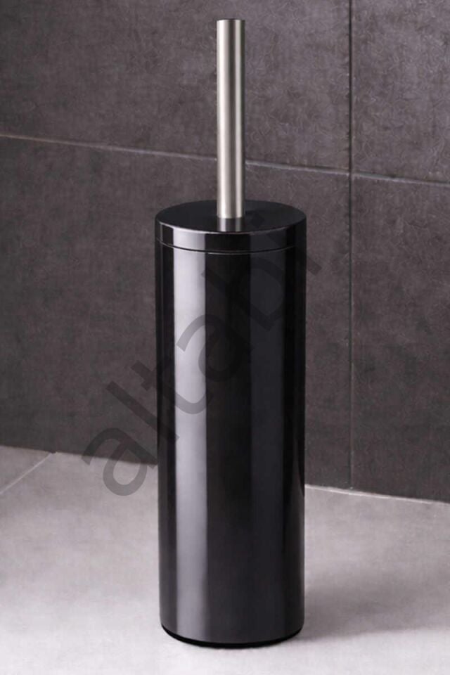 Cigo Wc Tuvalet Fırçası Siyah Metal