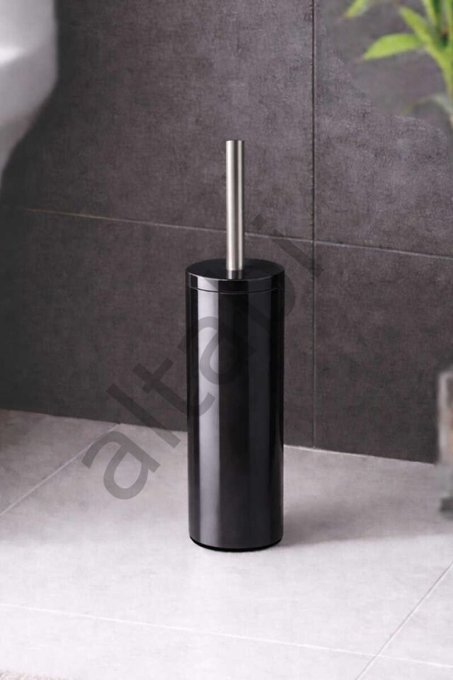 Cigo Wc Tuvalet Fırçası Siyah Metal