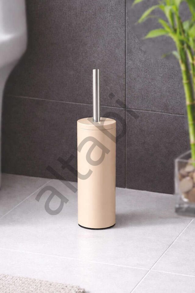 Cigo Wc Tuvalet Fırçası Bej Renk Metal
