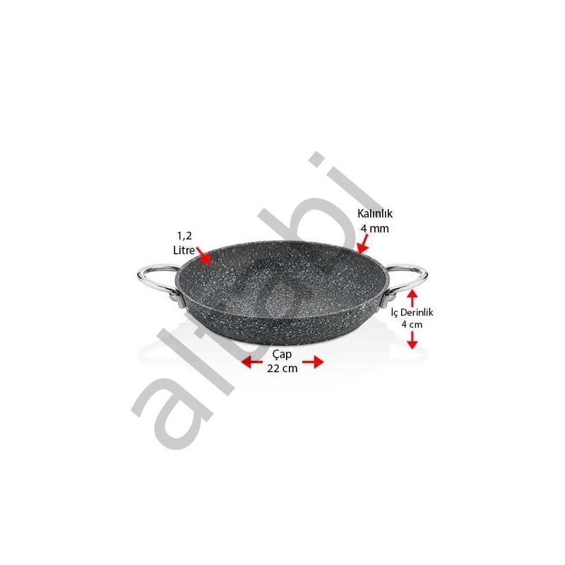 Granit Sahan 22 CM İndüksiyon Tabanlı