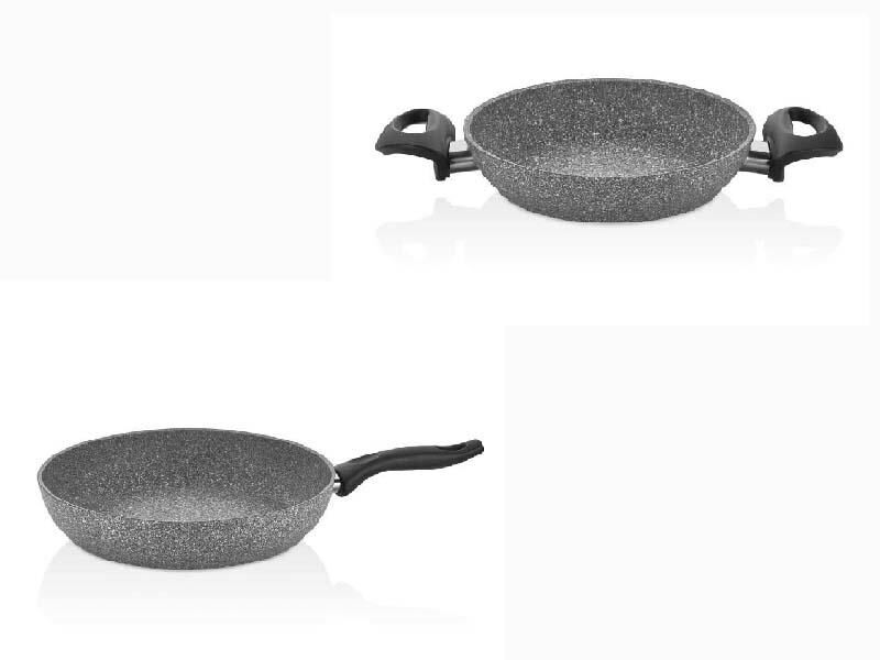 Falez Granit Tava 30 CM ve 24 CM Granit Sahan