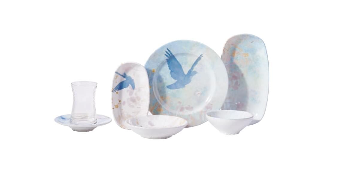 Korkmaz Doğa Collection 26 Parça Kahvaltı Takımı A8719