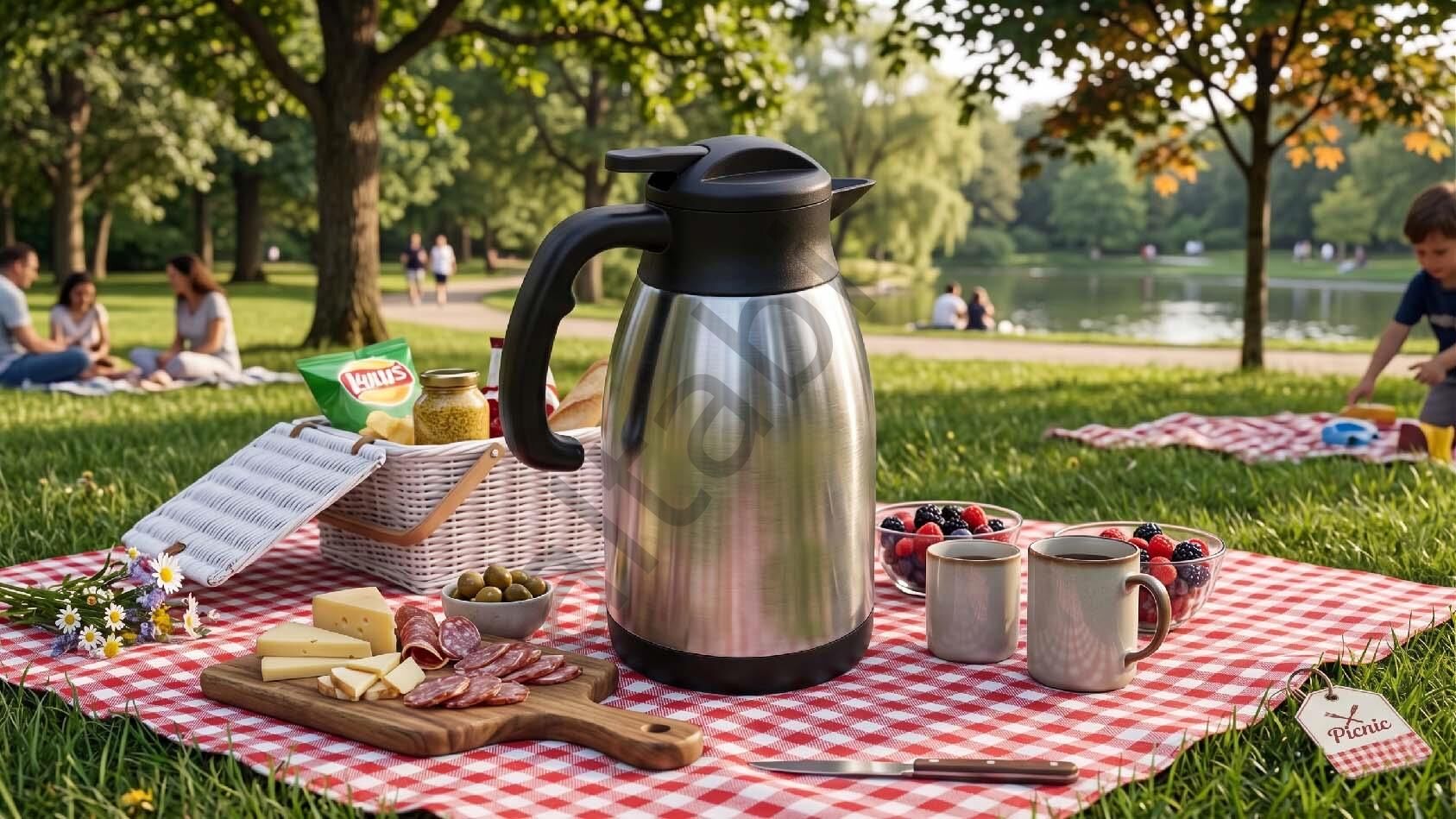 Çelik Termos 2 Litre 12 Saat Sıcak - 24 Saat Soğuk