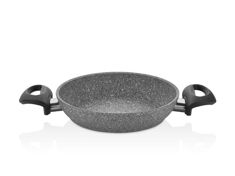 Falez Granit Sahan 22 CM Sahan Cam Kapaklı