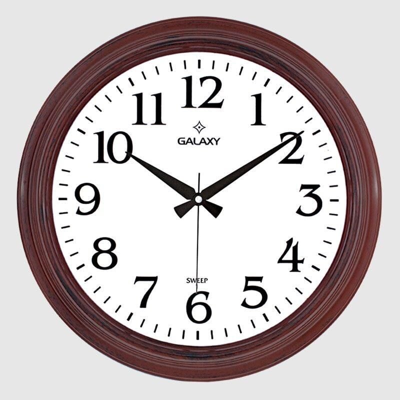 Dekoratif Duvar Saati Eskitme Bordo 45 CM