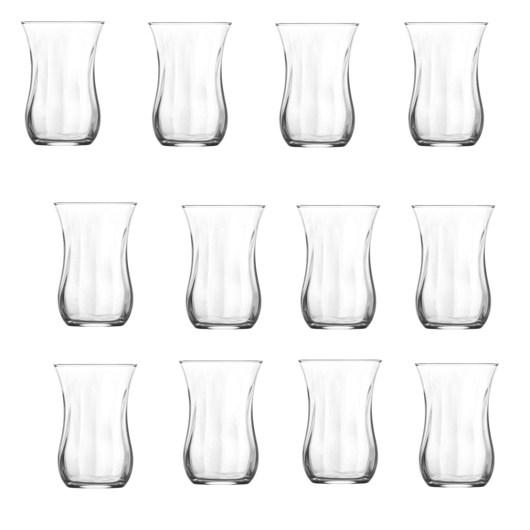 Klasik Çay Bardağı Optikli 12 Adet 115 cc