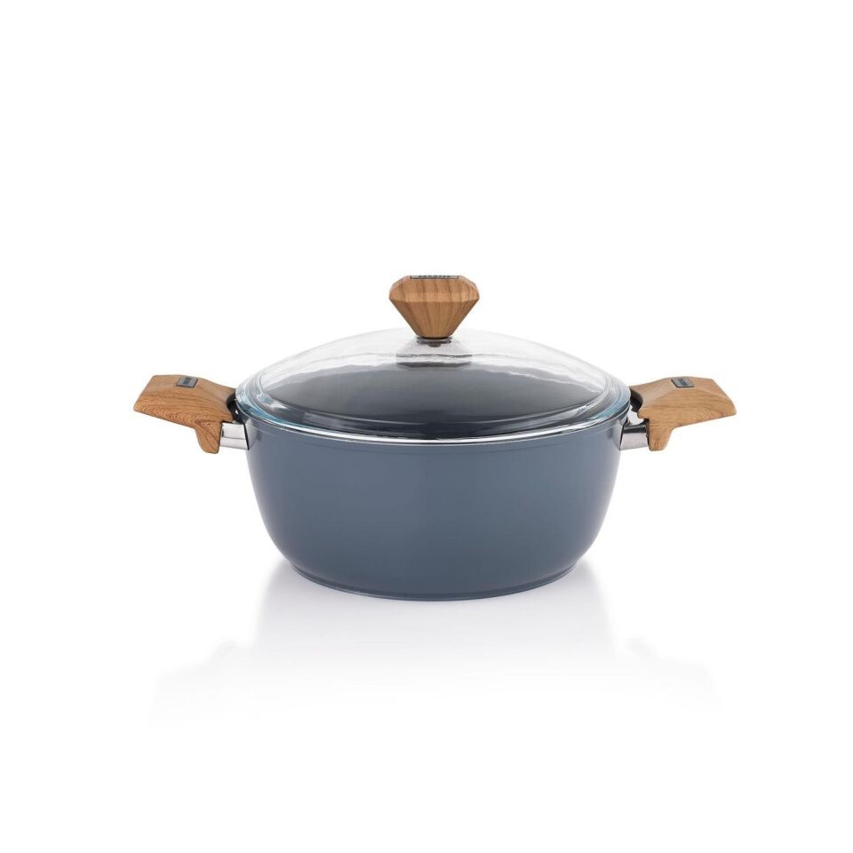 Schafer Seramik Derin Tencere 24 CM Yanmaz Yapışmaz Yüzey