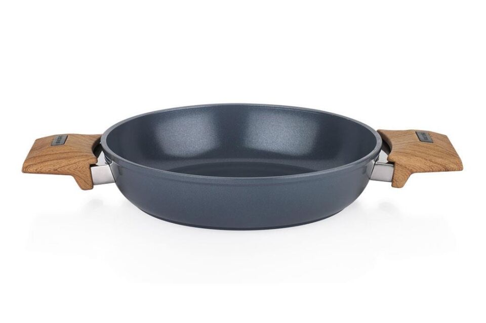 Altabi 24 CM Seramik Tava ve 20 CM Yumurta Sahanı Yapışmaz Yüzey Sc ha fer