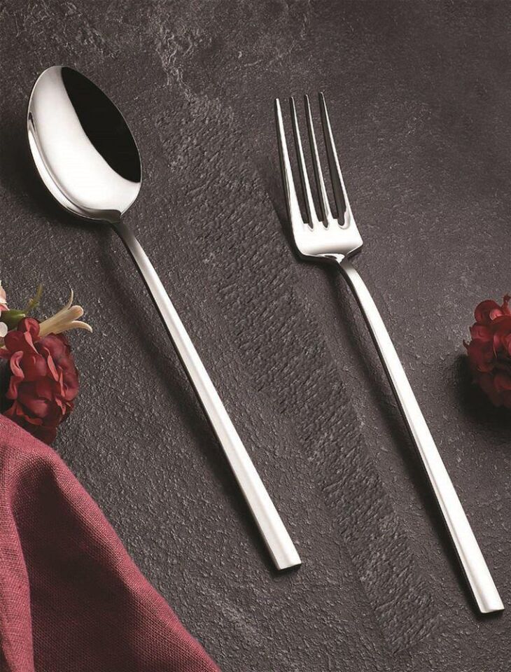 Kahramanlar Çatal Kaşık Takımı 30 Parça 6 Kişilik