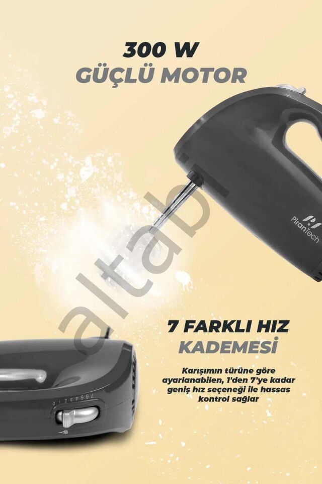 Altabi El Mikseri 300 W Antrasit Pir ant ech
