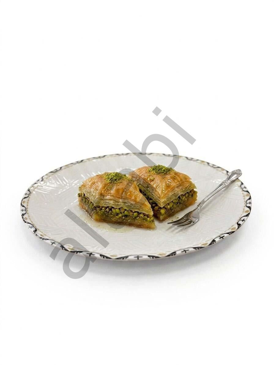 Seramik Tatlı Tabağı Dijital Baskılı Desen 6’lı Set 17 cm Şık Dekoratif