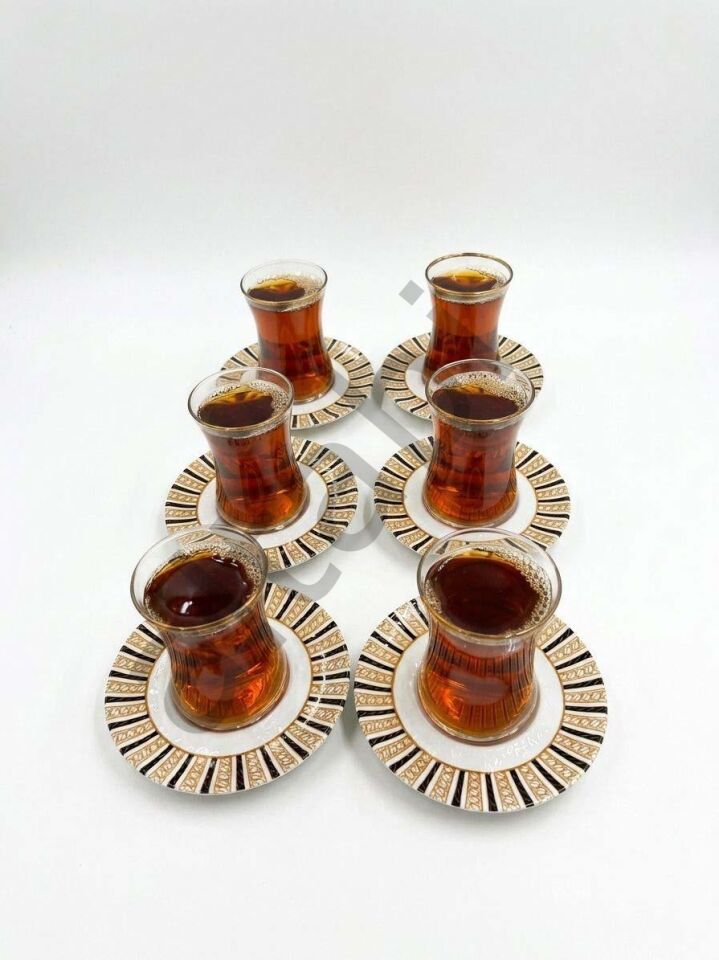 Borosilikat Cam Çay Bardağı – Isıya Dayanıklı Şeffaf Tasarım 6 Adet