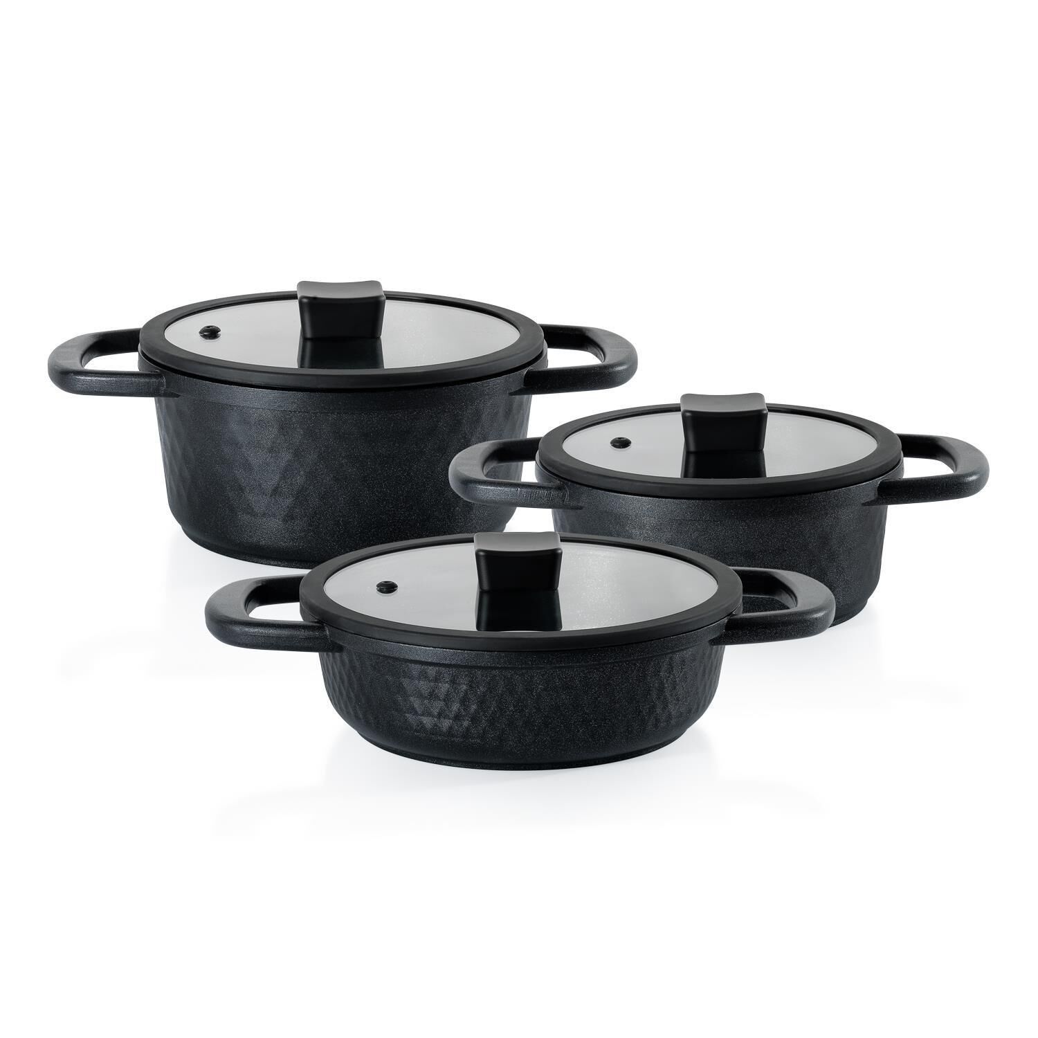Schafer Hektor Döküm 3lü Tencere Takımı