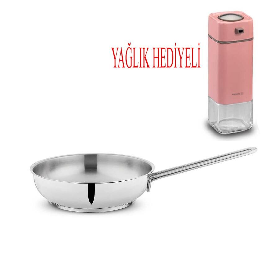 Held Çelik Tava 24 CM ve Pembe Yağlık