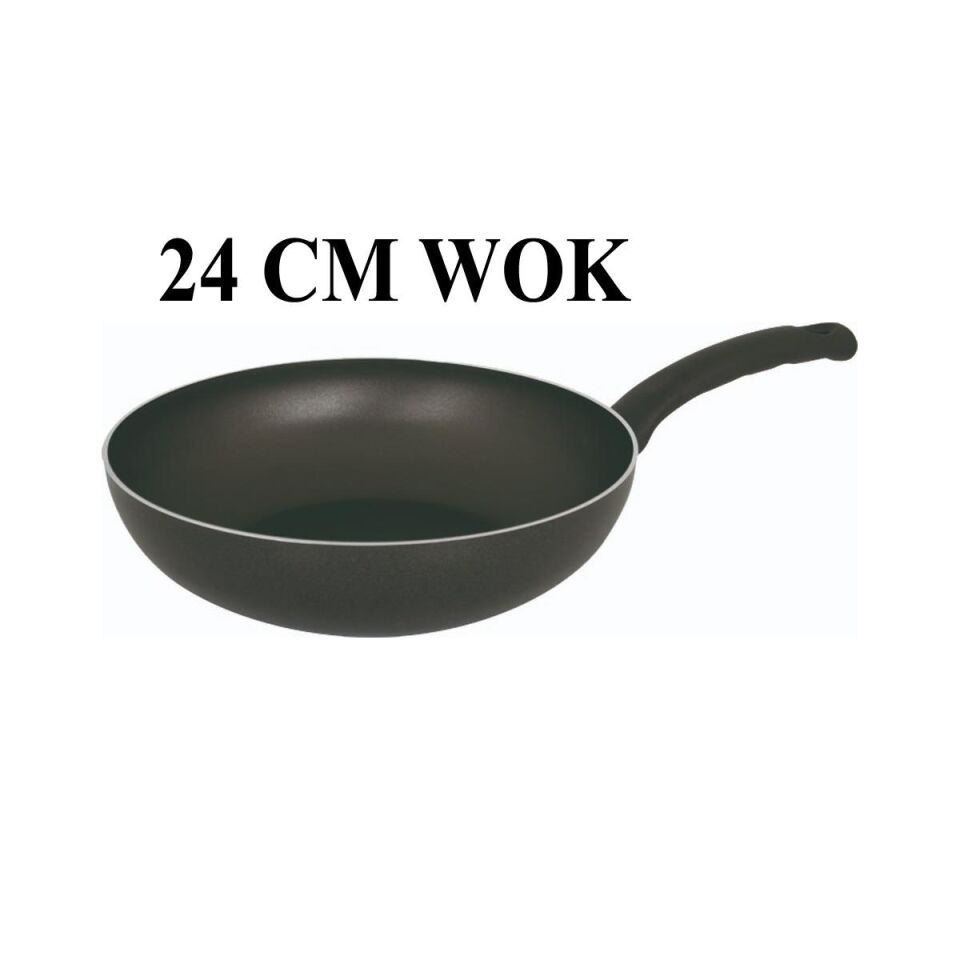 Mehtap Teflon Wok Tava - 24 CM