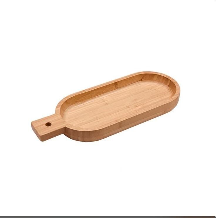 Bambu Sunum Tabağı Salata Meyve Çerez Kasesi