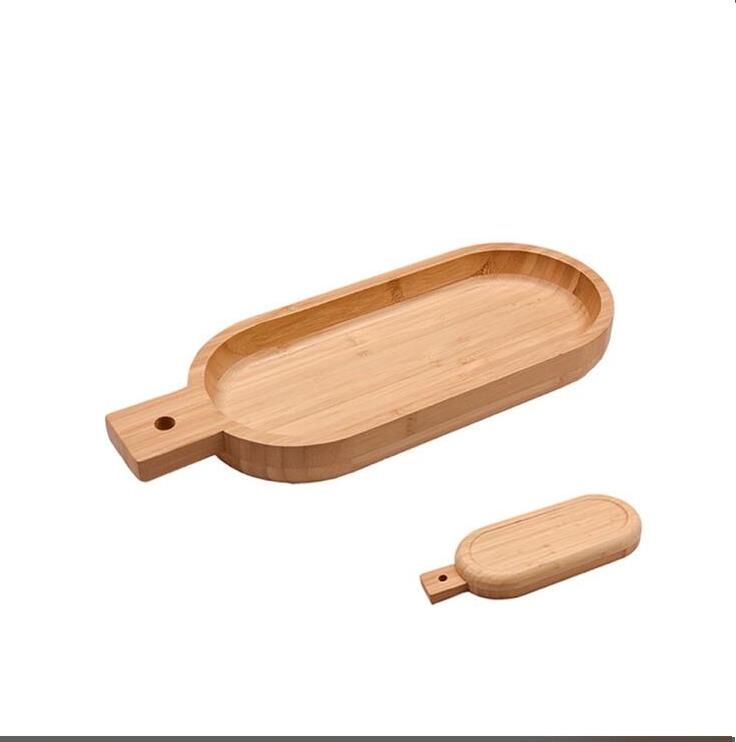 Bambu Sunum Tabağı Salata Meyve Çerez Kasesi