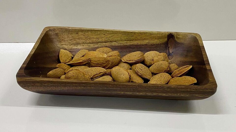 Akasya Sunumluk Dikdörtgen Kayık Çerezlik 25 CM