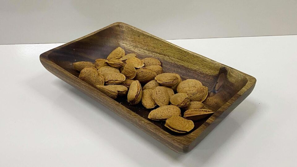 Akasya Sunumluk Dikdörtgen Kayık Çerezlik 25 CM