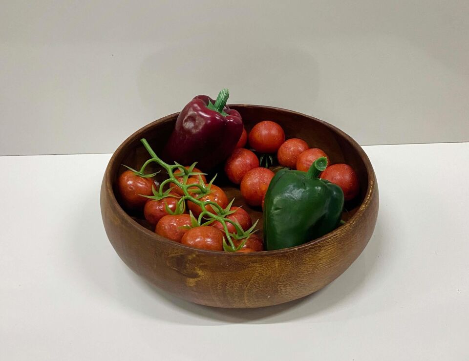 Akasya Sunumluk Bombeli Bol Kase Meyvelik 25 CM