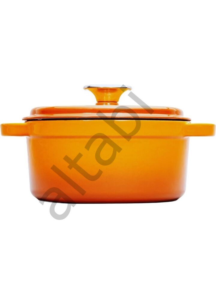 Demirdöküm 32 CM Derin Tencere Turuncu