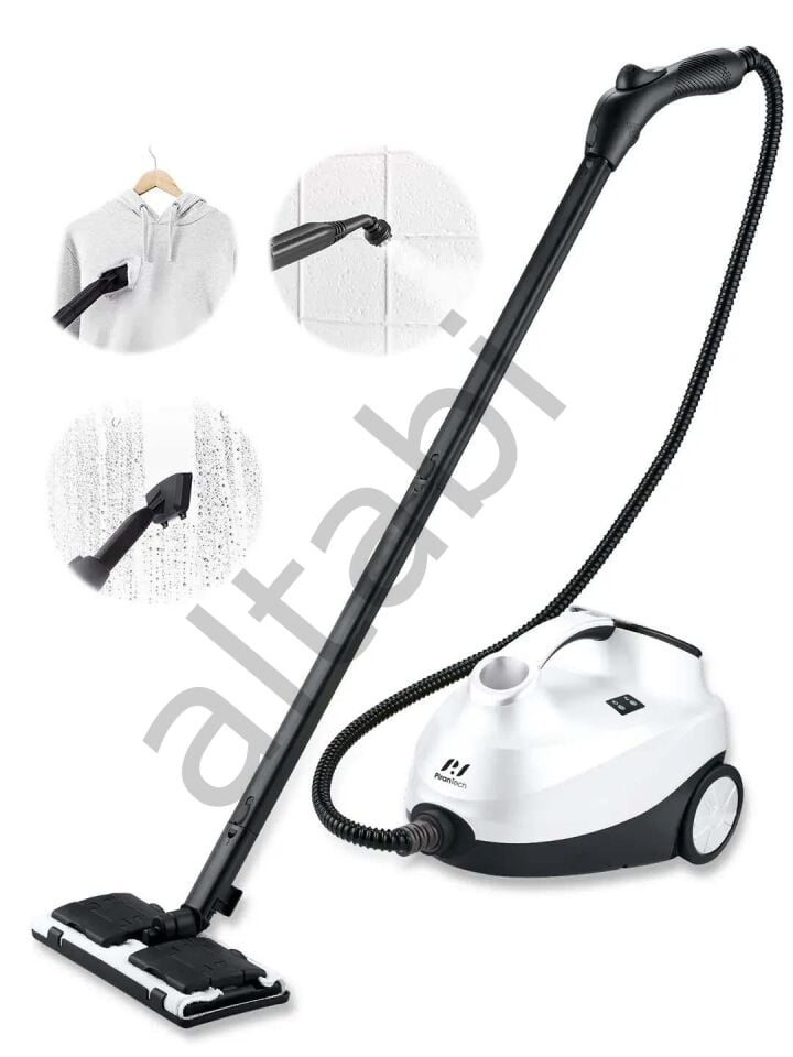Profesyonel Buharlı Temizlik Makinesi 2000 W 4 Bar Basınç Pi ran Te ch
