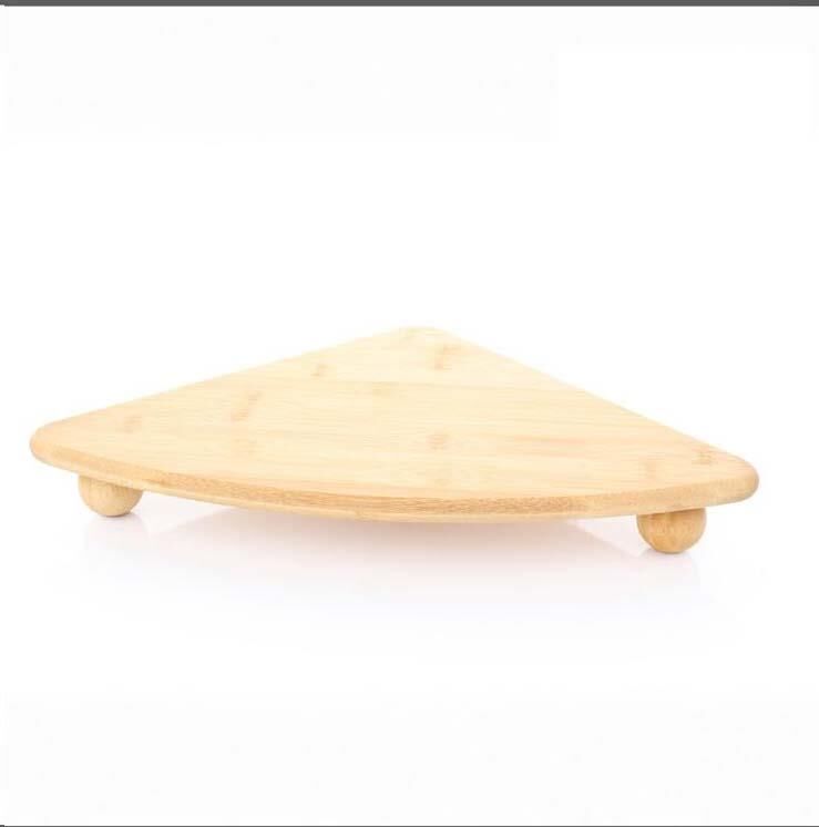 Bambu Üçgen Sunumluk Top Ayaklı