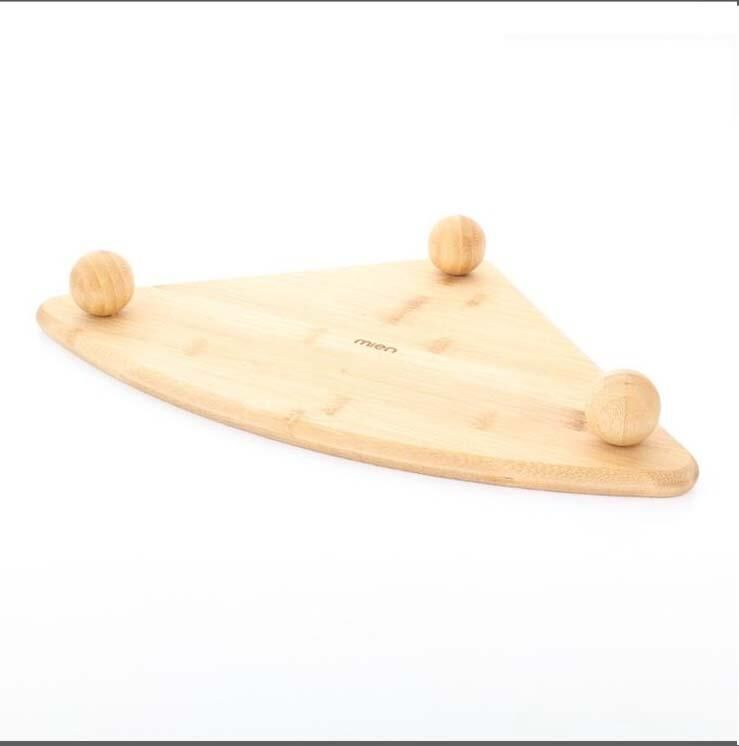 Bambu Üçgen Sunumluk Top Ayaklı