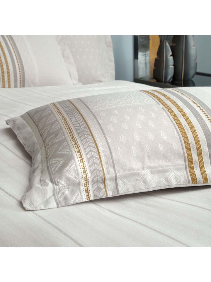 Pamuklu Nevresim Takımı Tek Kişilik Pamena Gri