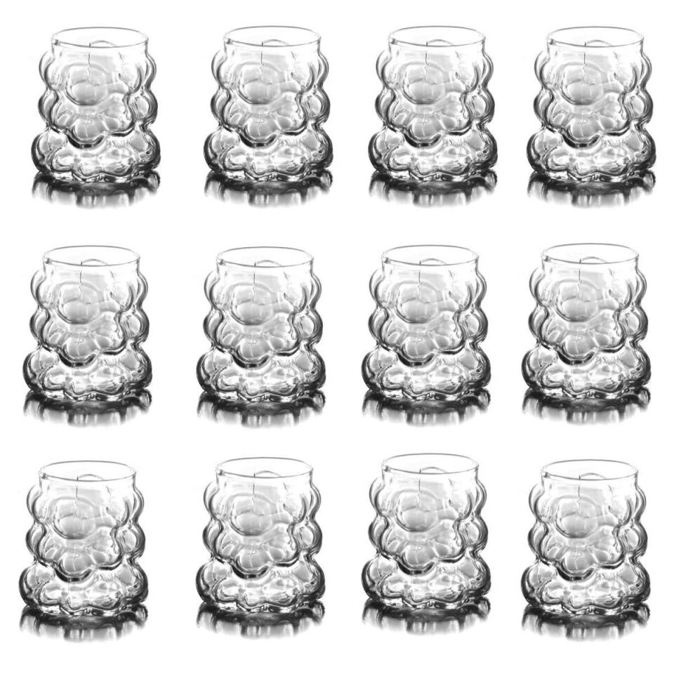 Üzüm Model Kahve Yanı Bardağı 12 Adet 60 CC