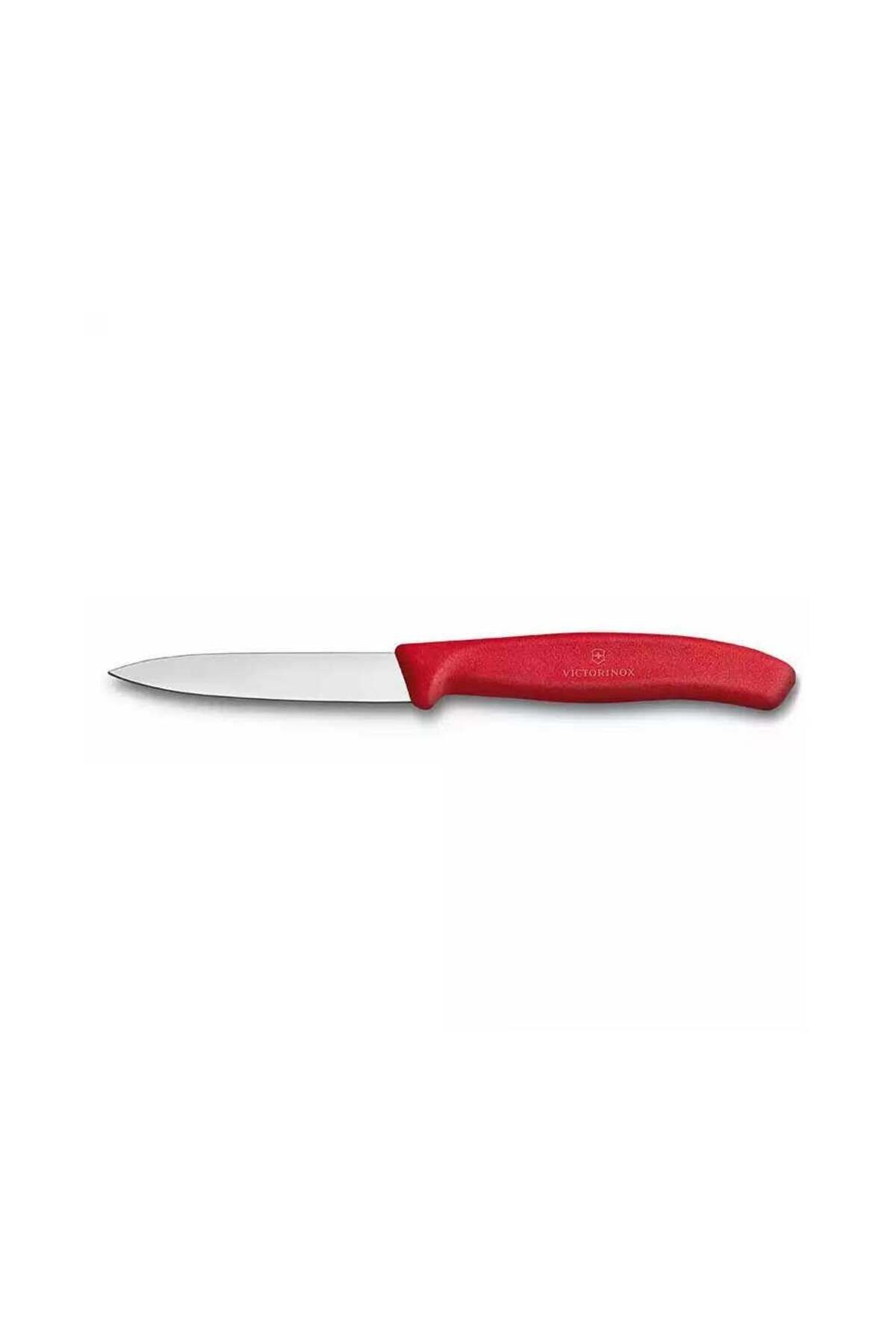 Victorinox 8 CM Kırmızı Düz Soyma Bıçağı