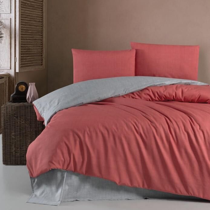 Schafer Home Perry Nevresim Takımı Çift Kişilik Kiremit Renk