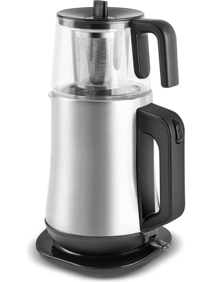 Altabi Çay Makinesi Çelik Gövde Hom end Cam Demlik