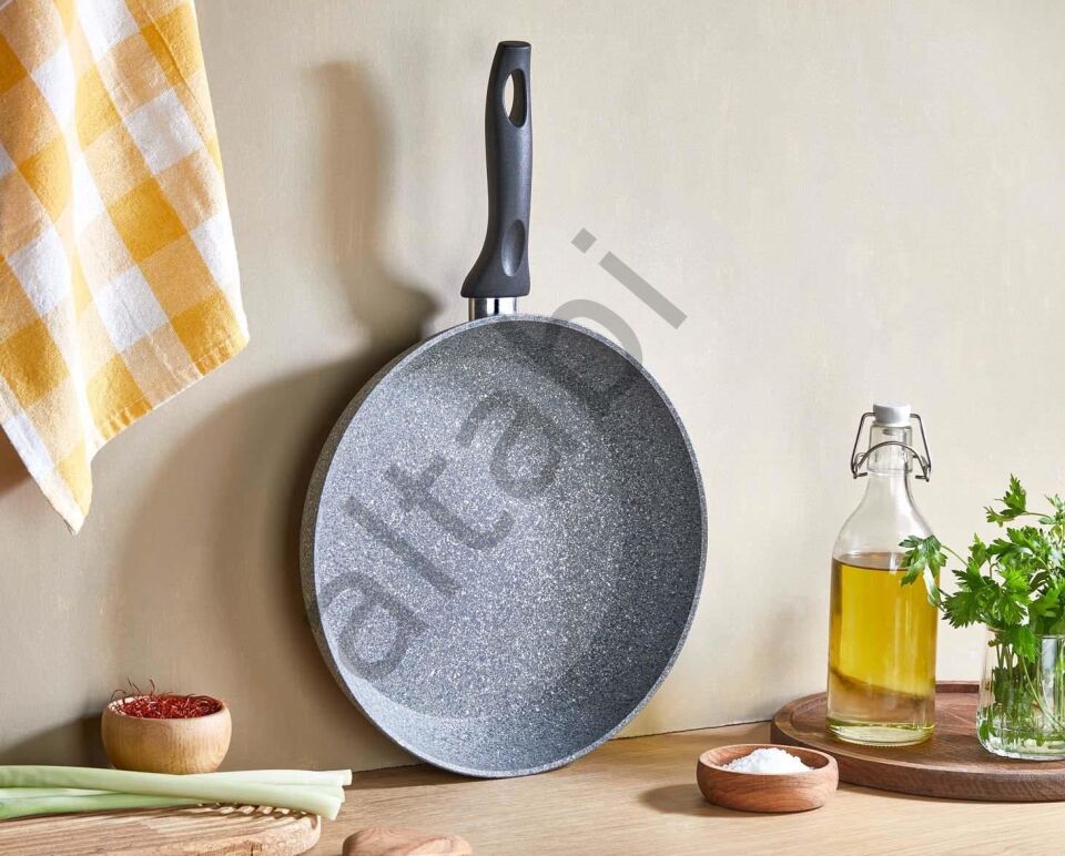 Falez Granit Tava 26 CM Ve 28 CM Wok Tava