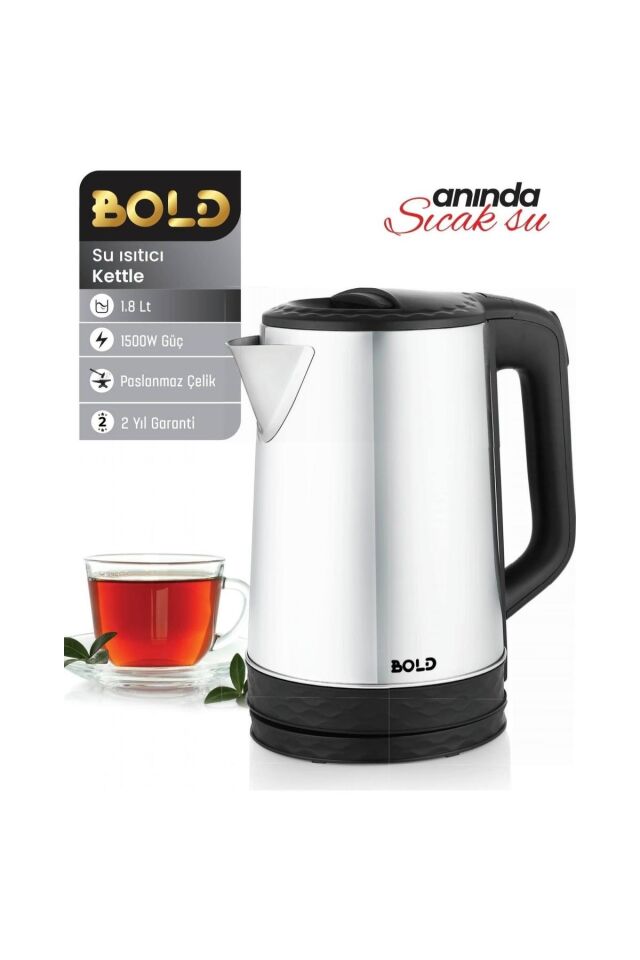 Altabi Çelik Su Isıtıcı Kettle B old