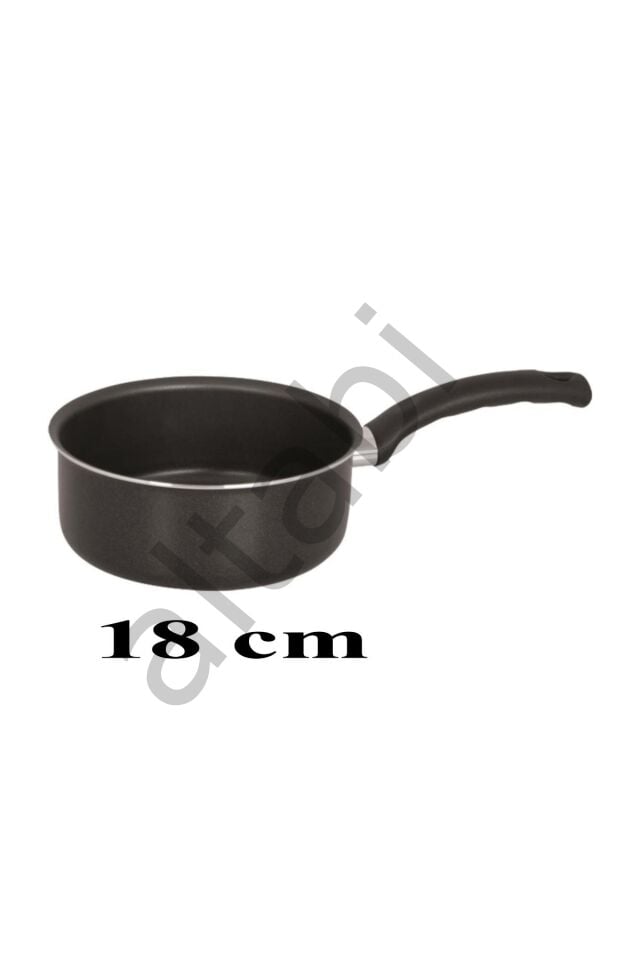 Mehtap Teflon Kaçerola 18 CM Sosluk Cam Kapaklı