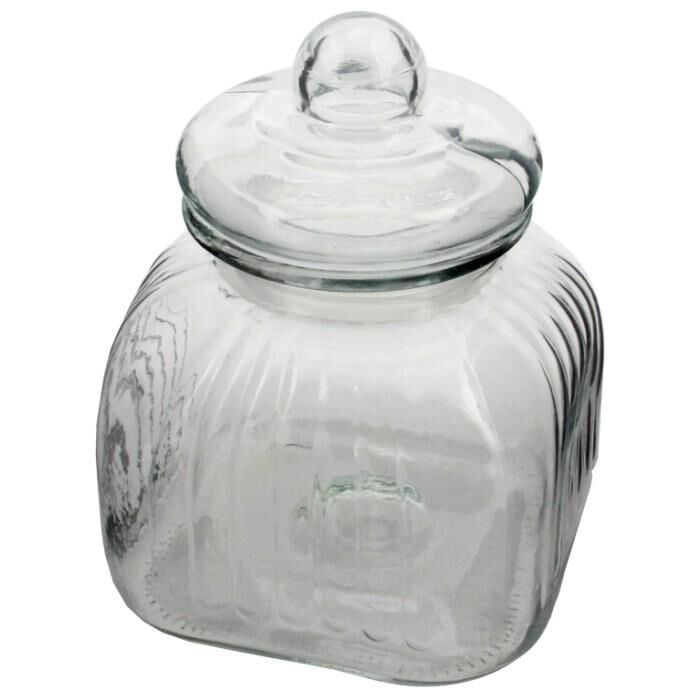 Cam Bakliyat Kavanozu Vakumlu Cam Kapaklı 4 LİTRE