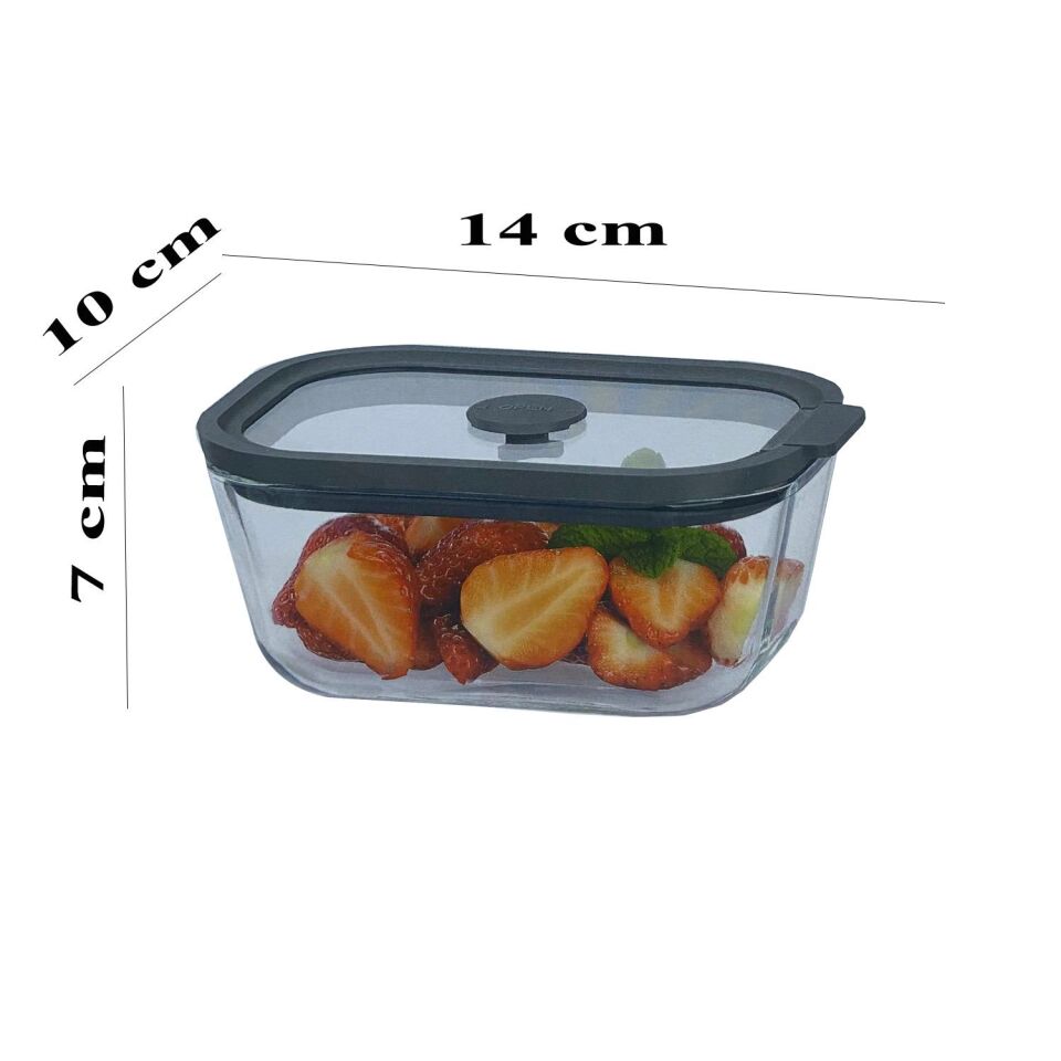 Sızdırmaz Cam Kapaklı Saklama Kabı 470 ML – 4’lü Set
