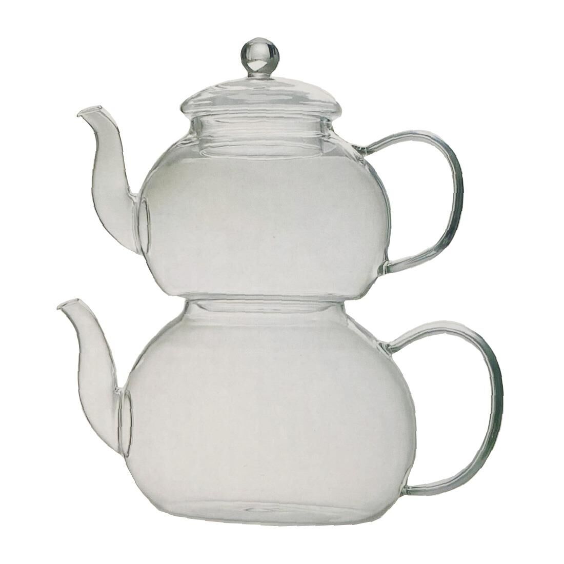 Cam Çaydanlık Takımı Ateşe Dayanıklı