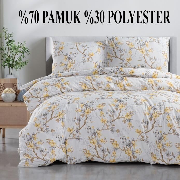 Schafer Chic Çift Kişilik Nevresim Takımı – 200x220 cm Nevresim, 240x260 cm Çarşaf, 2 Yastık Kılıfı