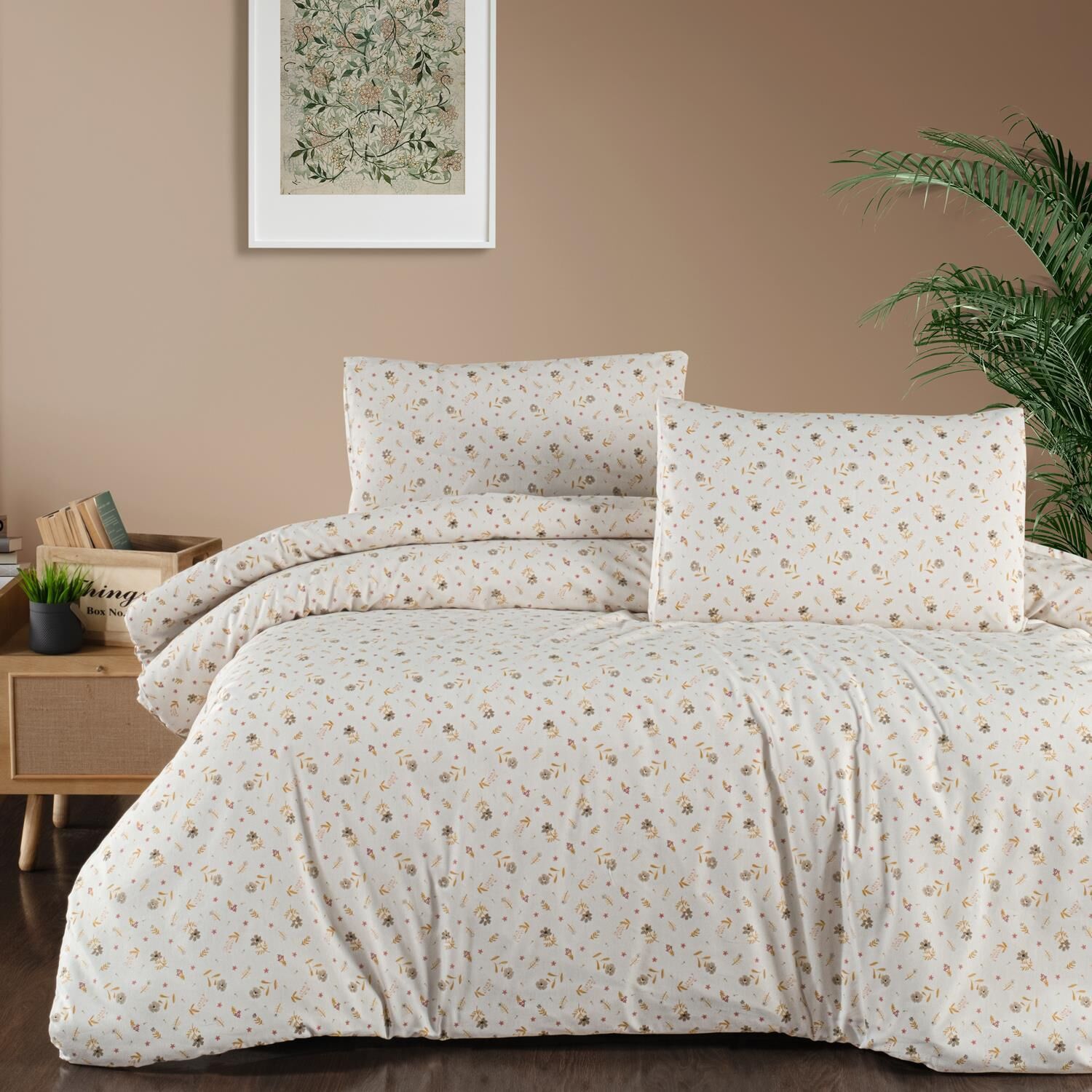 Schafer Elvira Çift Kişilik Nevresim Takımı – 200x220 cm Nevresim, 240x260 cm Çarşaf, 2 Yastık Kılıfı