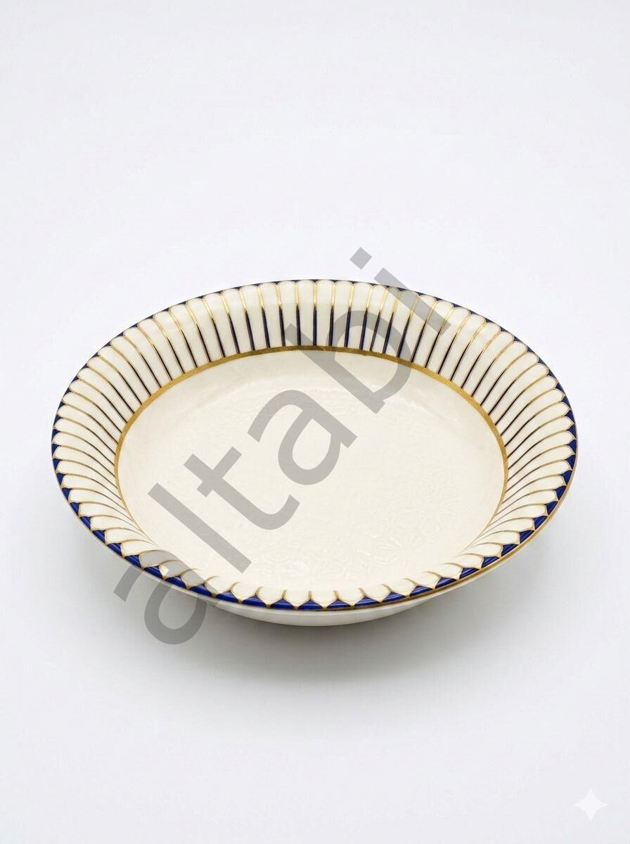 Seramik Pilav Tabağı Dijital Baskılı Desen 6’lı Set 16 cm Şık Dekoratif