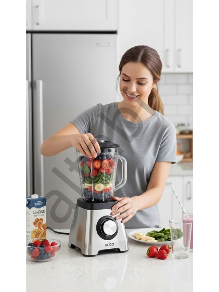 Altabi Cam Sürahi Blender 400 W Buz Kırma Turbo Blender Si Nb o